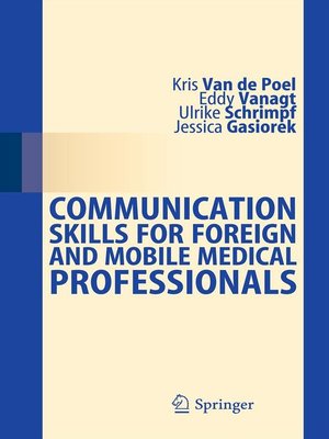 cover image of Communication Skills for Foreign and Mobile Medical Professionals